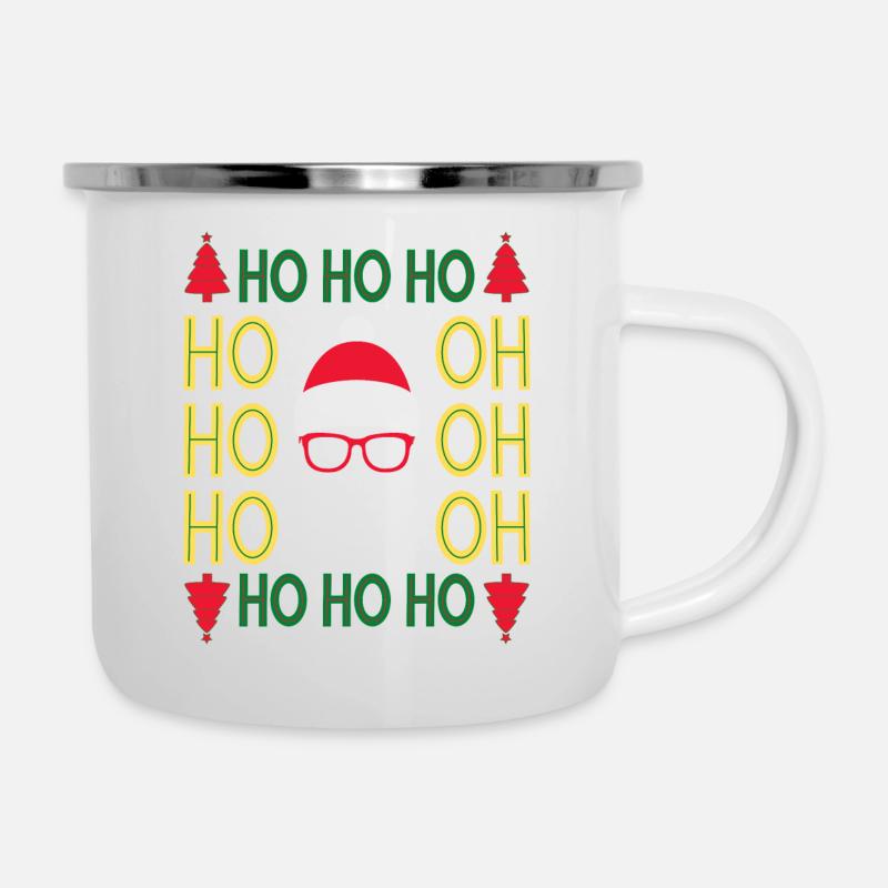 HoHoHo Rasta Santa - Camper Mug - white
