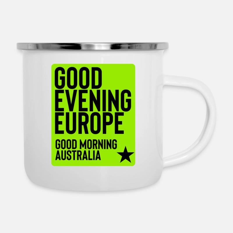 Concours Eurovision de la chanson - Tasse émaillée - blanc