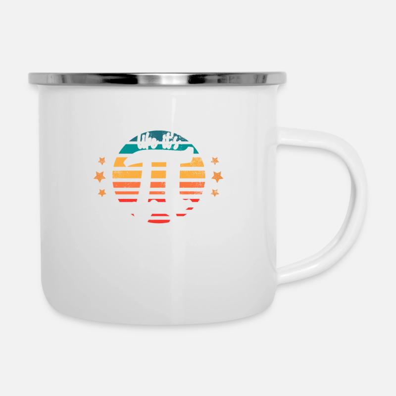 Pi Day Math Teacher Nerd Algebra Pi Geschenkidee - Emaille-Tasse - Weiß