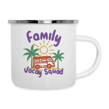 Family Holiday Beach Squad Travel Palme Van - Camper Mug - white - Right