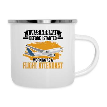 Flight Attendant Gift Flight Attendant - Camper Mug - white - Right