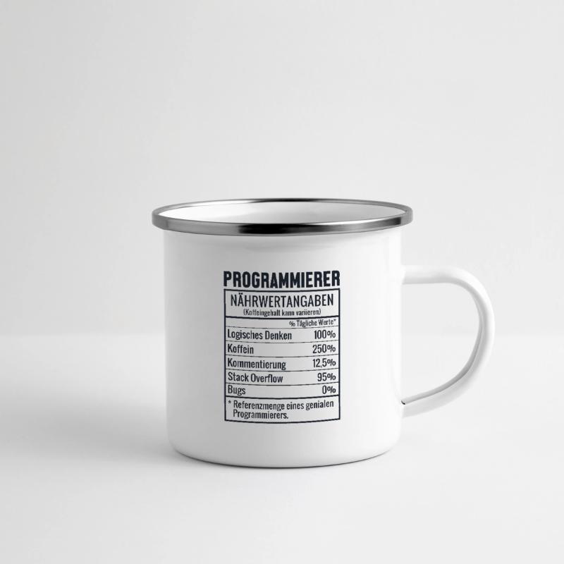 Emaille-Tasse