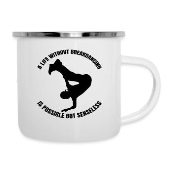 Breakdance Gift Dancing Dance Sports Dancer - Camper Mug - white - Right