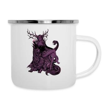 Viking Goddess of the Dead Hel - Camper Mug - white - Right
