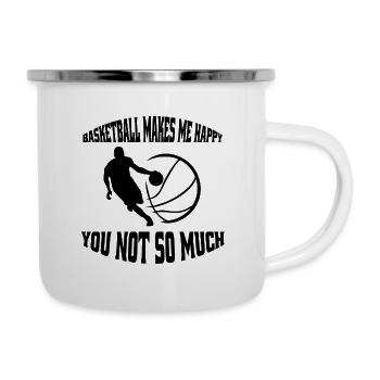 Basketball Basketball Basketball lovers - Camper Mug - white - Right