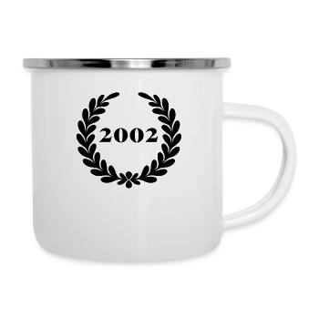 Funny Birthday Since 2002 - Camper Mug - white - Right