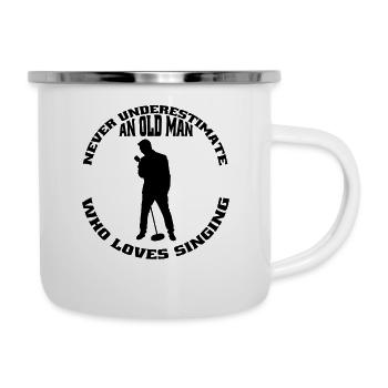 Singer Band Musicians Singing Singing Hobby Singer - Camper Mug - white - Right