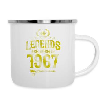 Légendes de 1967 nées en - Tasse émaillée - blanc - Droite