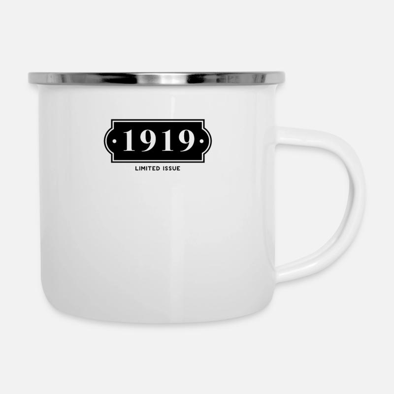 Drôle d’anniversaire numéro limité 1919 - Tasse émaillée - blanc