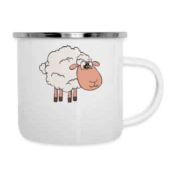 Imagine I am a sheep - Camper Mug - white - Right