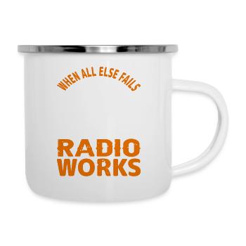 Funk Amateur Funker Funken Radio Hobby Gift - Camper Mug - white - Right