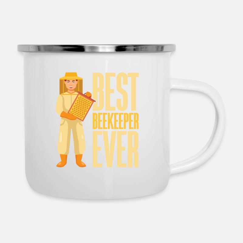 Bees honey bee beekeeper beekeeper gift - Camper Mug - white