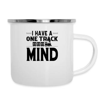 Model Railway Train Locomotives Gift - Camper Mug - white - Right