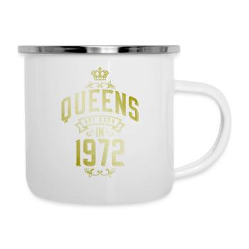 Queens born in 1972 - Camper Mug - white - Right