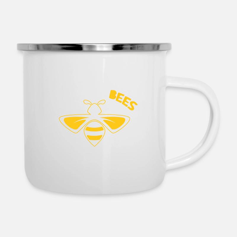 Bees honey bee beekeeper beekeeper gift - Camper Mug - white