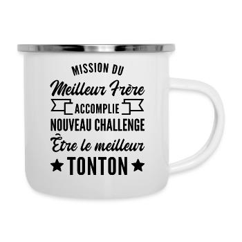 je vais être le meilleur tonton - Tasse émaillée - blanc - Droite