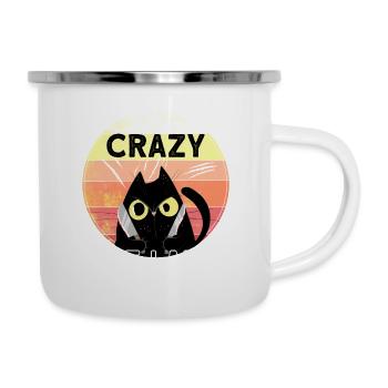 Crazy Cat Lady - Camper Mug - white - Right