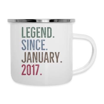Legend Since January 2017 - Camper Mug - white - Right