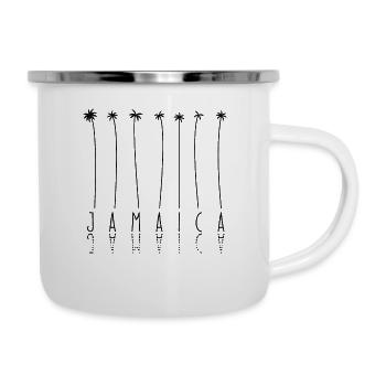 Palm - Caribbean Island Jamaica - Camper Mug - white - Right