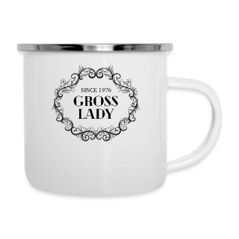 Funny Birthday Gross Lady Since 1976 - Camper Mug - white - Right