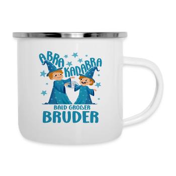 Soon Big Brother Wizard Announcement Offspring - Camper Mug - white - Right