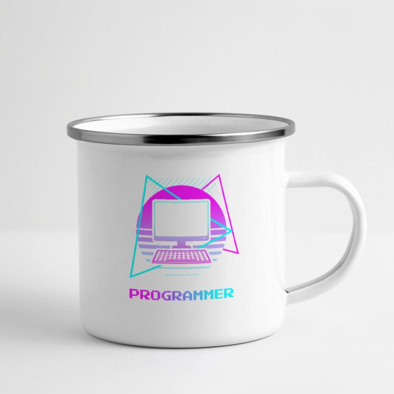 Retro Programmer Computer Programming Camper Mug