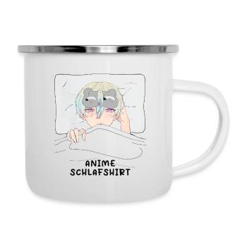Chemise de nuit Anime Otaku Weeb Kawaii - Tasse émaillée - blanc - Droite