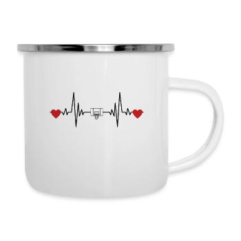 Basketball Basketball Lovers Basketball Club - Camper Mug - white - Right