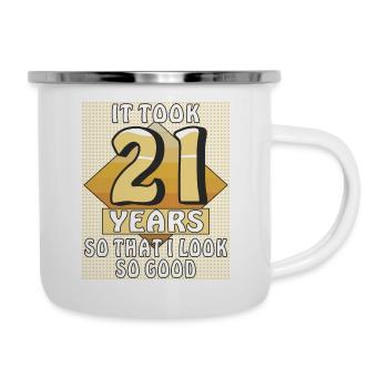 IT TOOK 21 YEARS - Camper Mug - white - Right