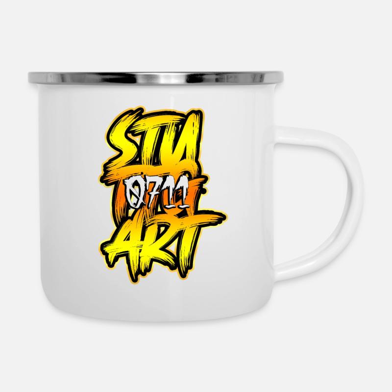 Stuttgart 0711 - Tasse émaillée - blanc