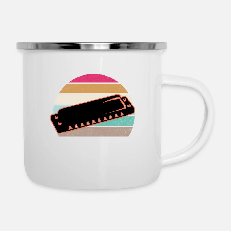 Harmonica - Camper Mug - white