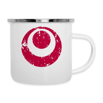 Okinawa Emblem / Japanese Symbols - Camper Mug - white - Right