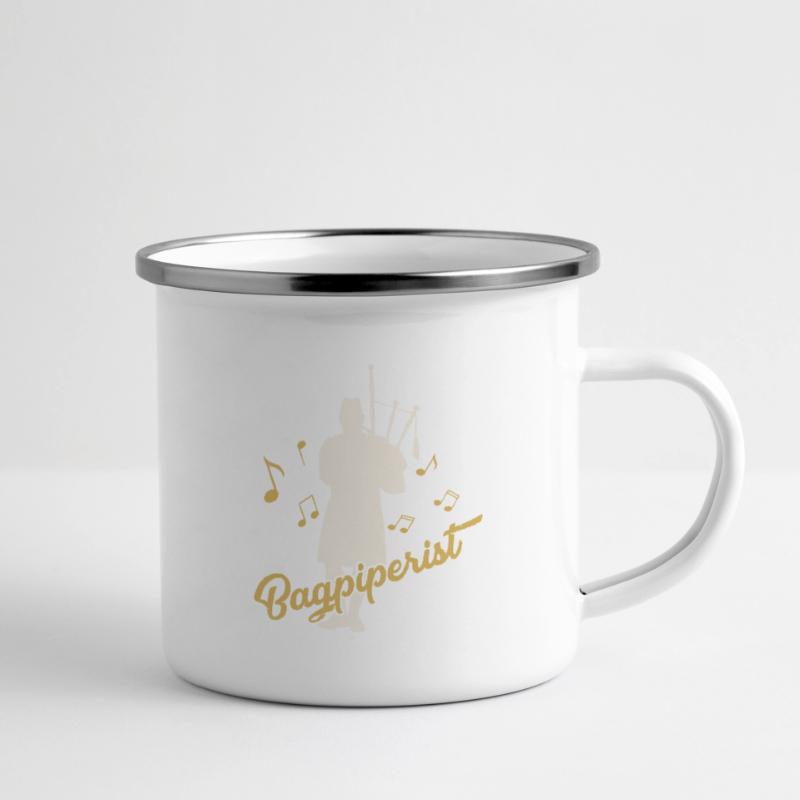 Cornemuse Cornemuse écossaise Cornemuse Tasse émaillée