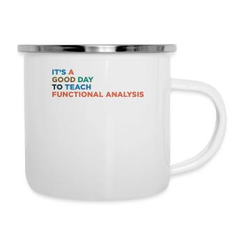 Teaching functional analysis teachers - Camper Mug - white - Right