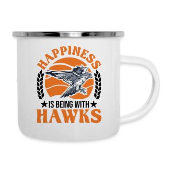 Falke Glück Falkner Kestrel Falknerei Falkner - Camper Mug - white - Right