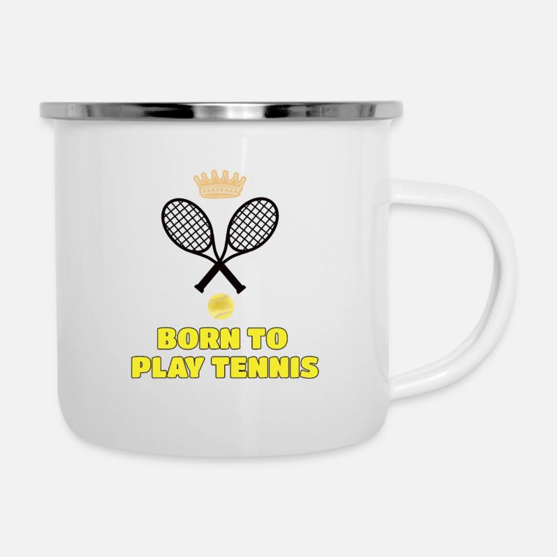 Tennis - Camper Mug - white