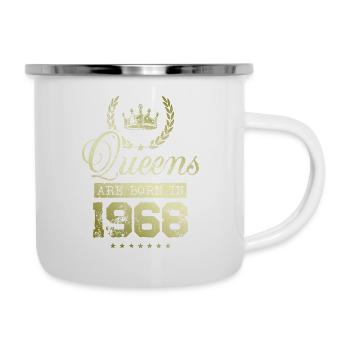Queens born in 1968 - Camper Mug - white - Right