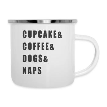 Cupcake Saying - Dogs - Camper Mug - white - Right