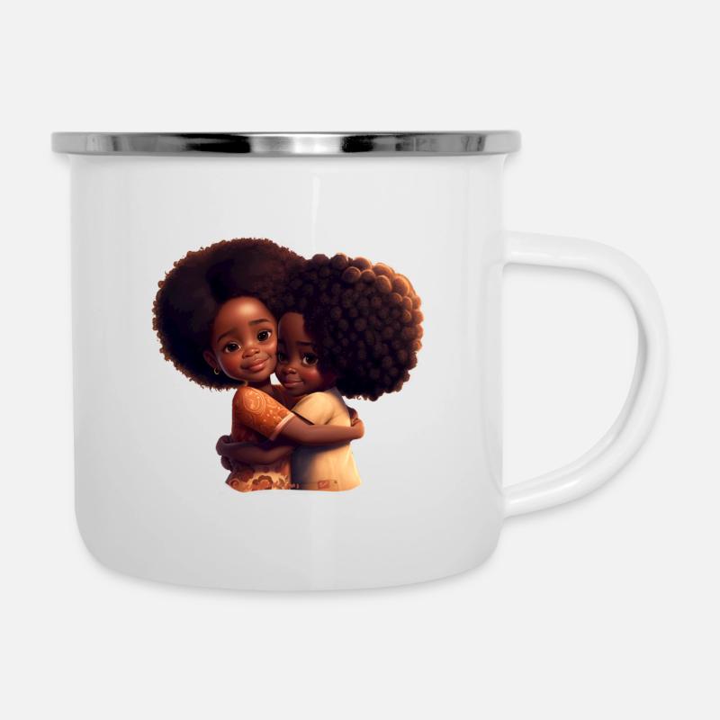 Embracing Guards - Camper Mug - white