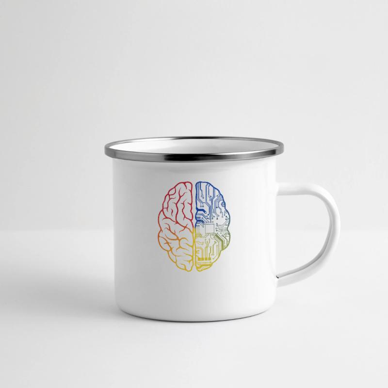 Emaille-Tasse