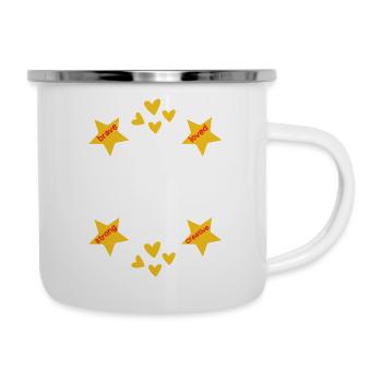 Teacher Valentines Day Positive Affirmations - Camper Mug - white - Right