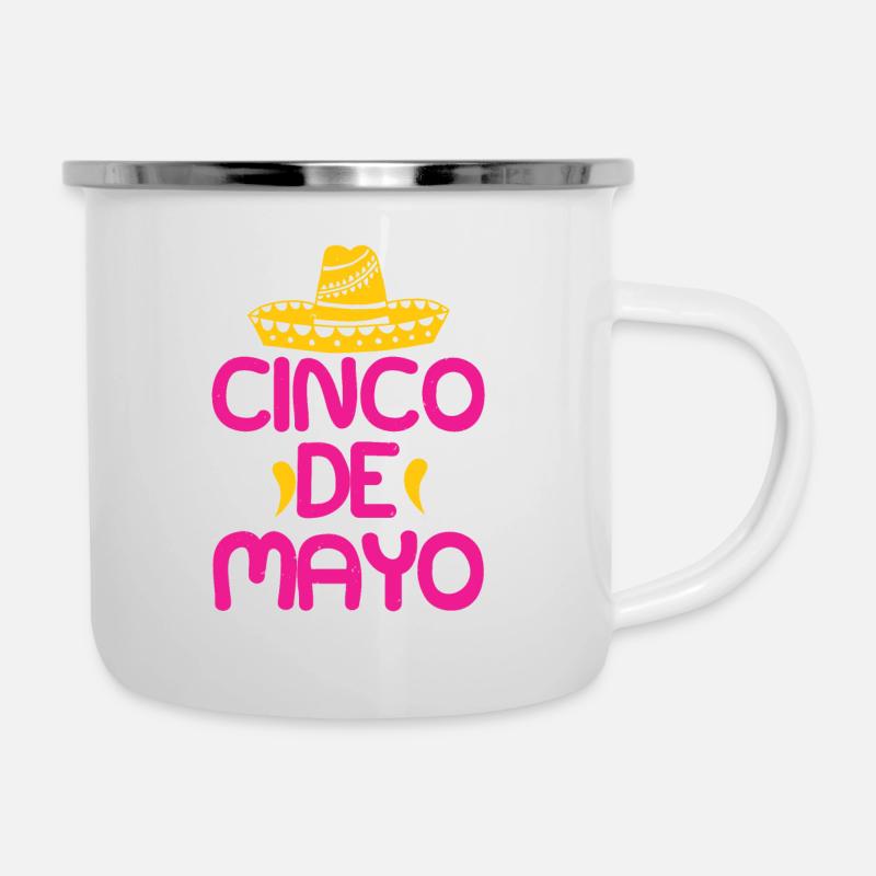 CINCO DE MAYO - Camper Mug - white