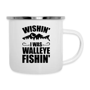 Zander Pike Fishing Anglers - Camper Mug - white - Right