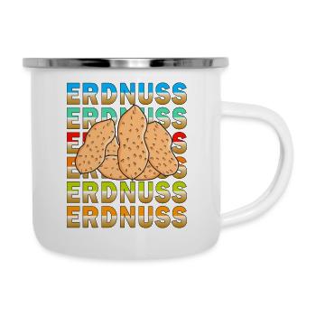 ERDNUESSE ERDNUSS - Emaille-Tasse - Weiß - Rechts