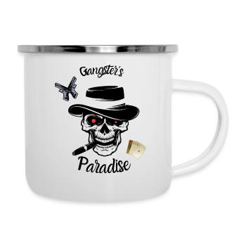 Gangster Paradise - Emaille-Tasse - Weiß - Rechts
