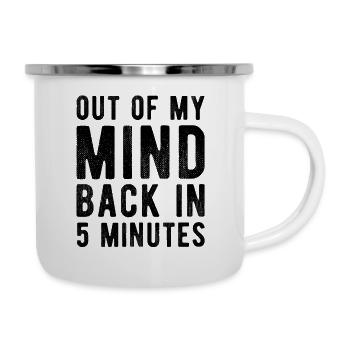 Out of my Mind back in 5 minutes - Camper Mug - white - Right