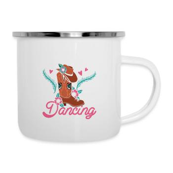 Girls Gone Dancing Line Dance Femme - Tasse émaillée - blanc - Droite