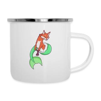 La Sirène Renard - Tasse émaillée - blanc - Droite