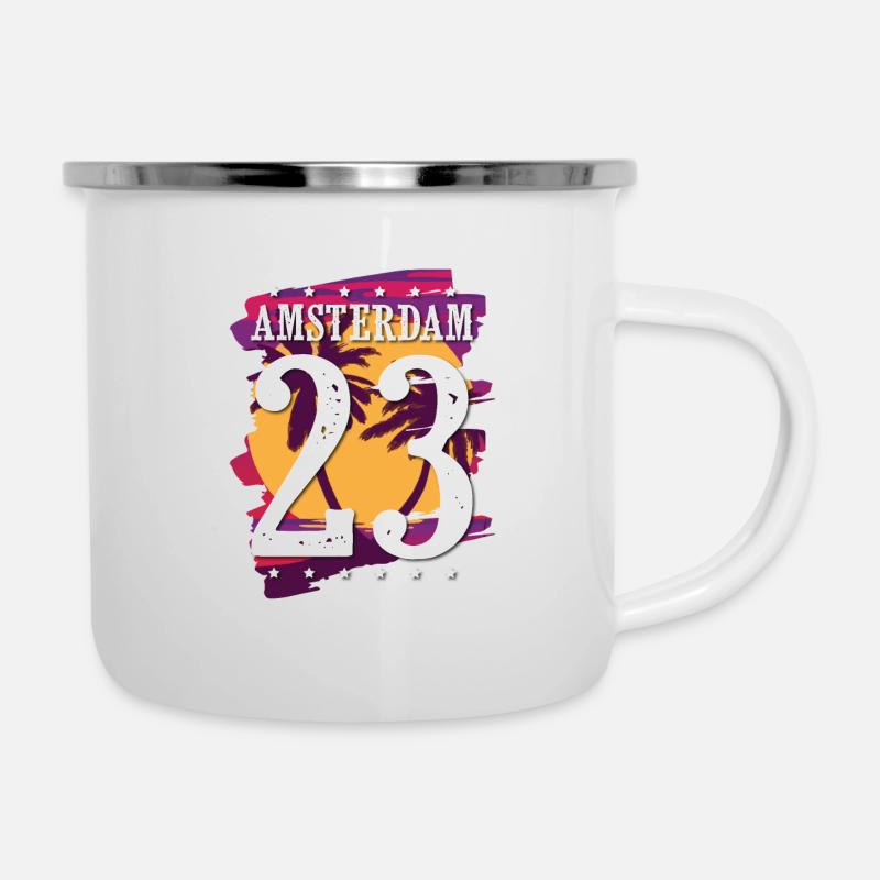 Maillot Amsterdam 23 2023 - Tasse émaillée - blanc