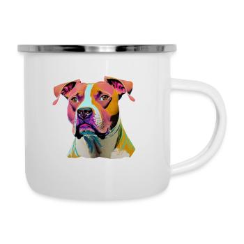 Dog Lover American Stafford - Camper Mug - white - Right